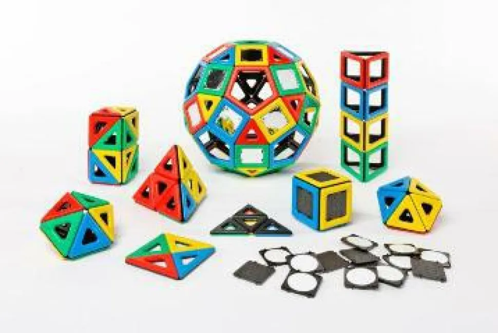 MAG Polydron | Deluxe institutionssæt | 184 dele